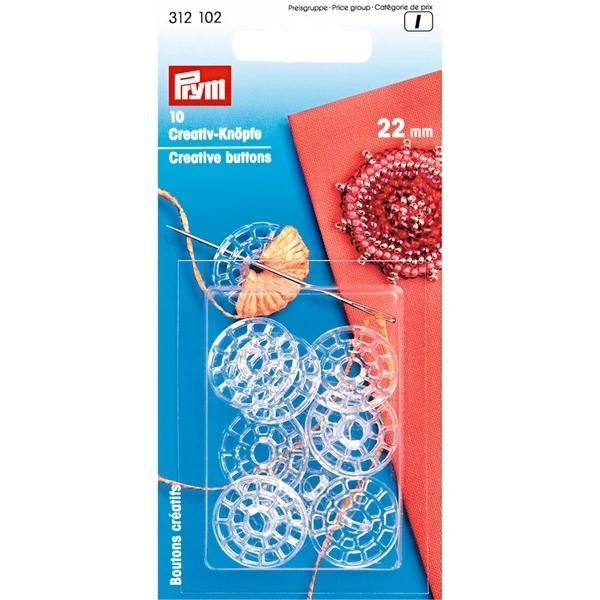 Prym Creative buttons 22 mm, 10 pcs Buy today